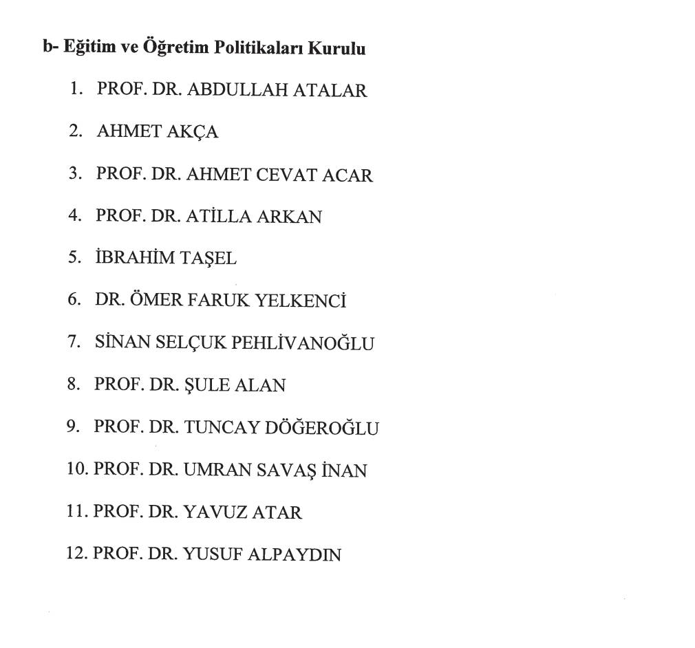 Cumhurbaşkanlığı politika kurullarına yeni atamalar! Ünlü isimler de var 5